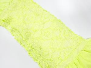 正絹　絞り　帯揚げ